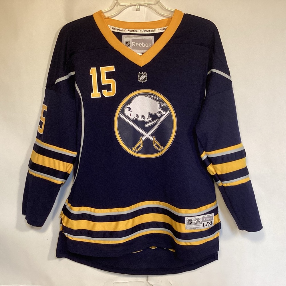 NHL Reebok Buffalo Sabers Eichel Jersey Youth Boys Size L / XL